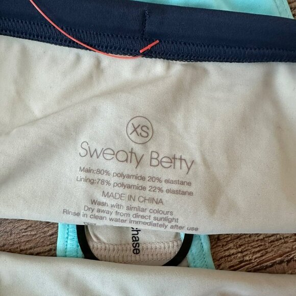 Sweaty Betty tiki bikini bottom sporty swimsuit bottom high rise -XS - Picture 10 of 11